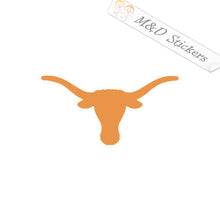 2x Texas Longhorns Logo Vinyl Decal Sticker Different colors & size for Cars/Bikes/Windows