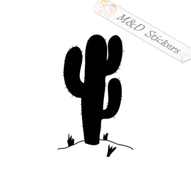 2x Cactus Vinyl Decal Sticker Different colors & size for Cars/Bikes/Windows
