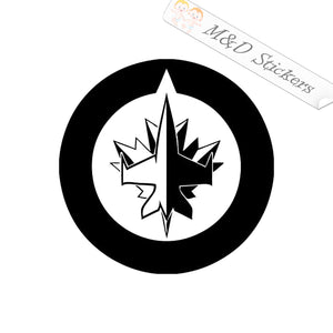 2x Winnipeg Jets Vinyl Decal Sticker Different colors & size for Cars/Bikes/Windows