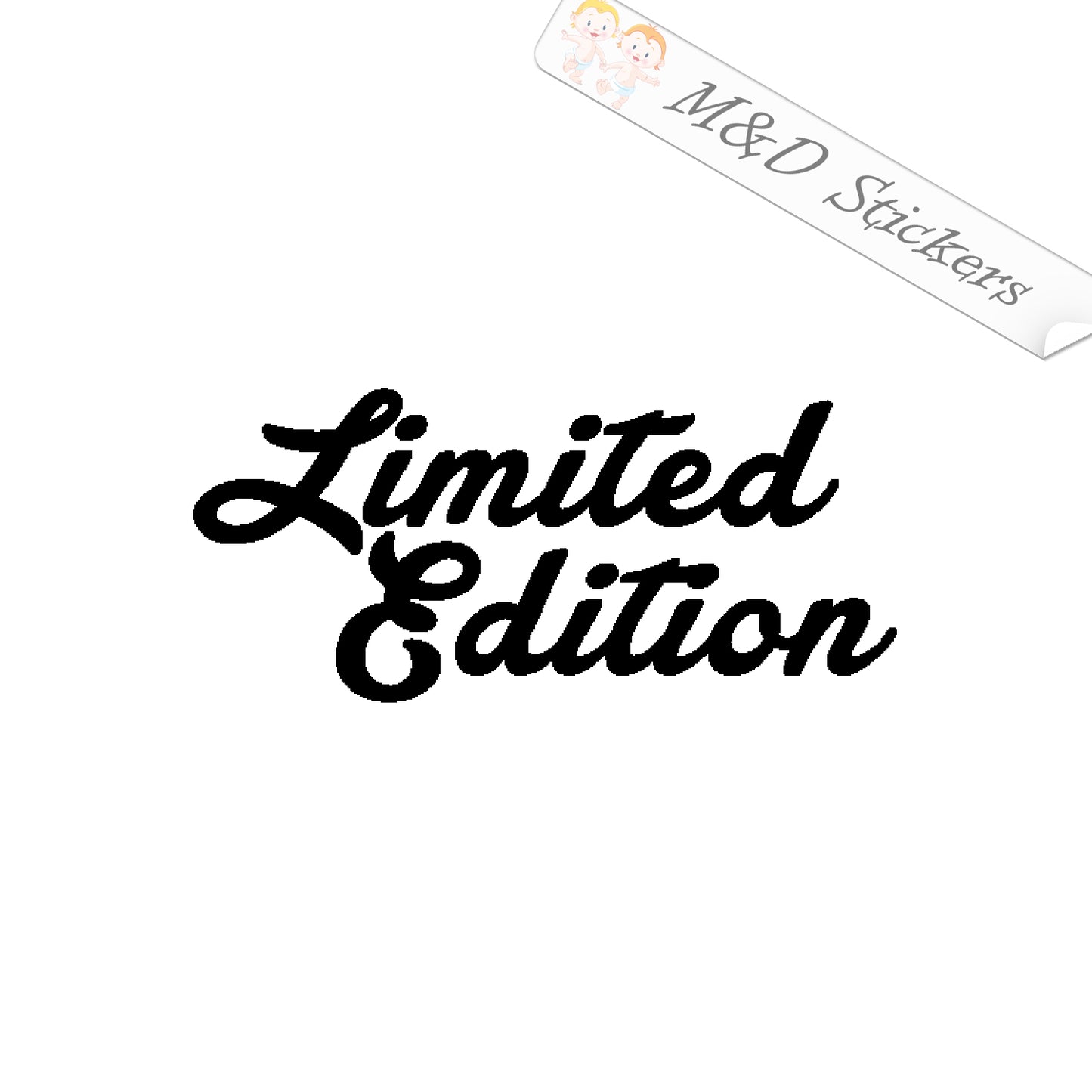 2x Limited Edition Vinyl Decal Sticker Different colors & size for Cars/Bikes/Windows