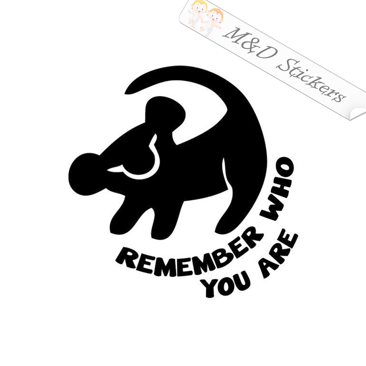 2x Simba symbol Vinyl Decal Sticker Different colors & size for Cars/B ...