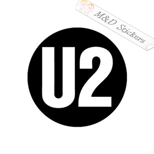 U2 Music band Logo (4.5" - 30") Vinyl Decal in Different colors & size for Cars/Bikes/Windows
