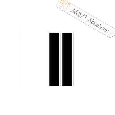 Side hood car stripes (4.5