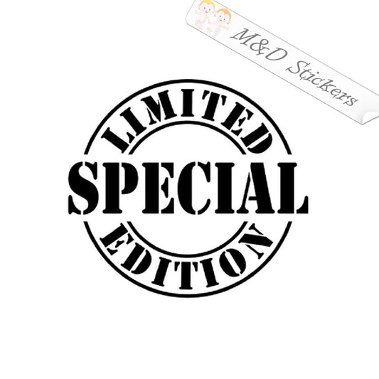 2x Limited Edition Vinyl Decal Sticker Different colors & size for Cars/Bikes/Windows