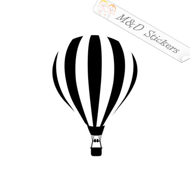 2x Air Balloon Vinyl Decal Sticker Different colors & size for Cars/Bikes/Windows