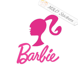 2x Barbie Vinyl Decal Sticker Different colors & size for Cars/Bikes/Windows