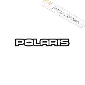 2x Polaris Logo Vinyl Decal Sticker Different colors & size for Cars/Bikes/Windows