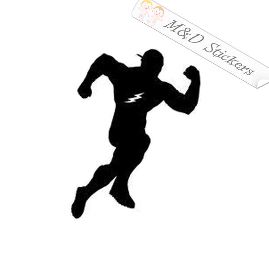 2x Flash Superhero Vinyl Decal Sticker Different colors & size for Cars/Bikes/Windows