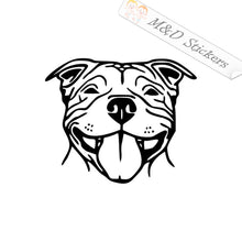 2x Pittbull Dog Vinyl Decal Sticker Different colors & size for Cars/Bikes/Windows
