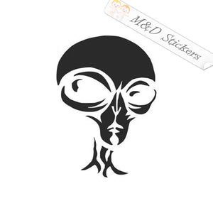 Alien (4.5" - 30") Vinyl Decal in Different colors & size for Cars/Bikes/Windows