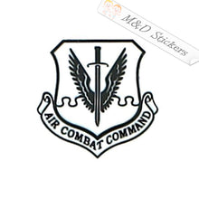 2x US Air Combat Command Logo Vinyl Decal Sticker Different colors & size for Cars/Bikes/Windows