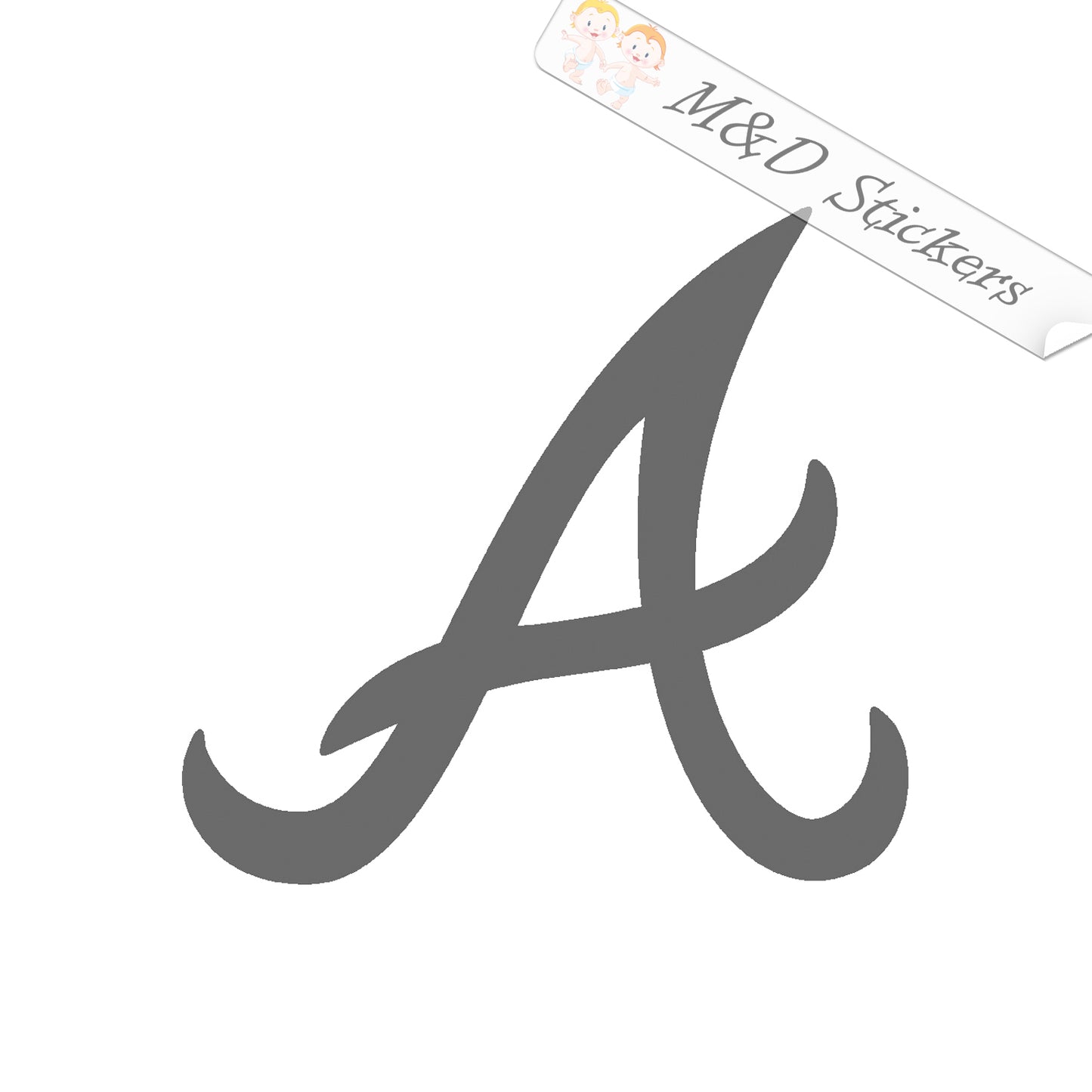 Atlanta Braves Logo (4.5" - 30") Vinyl Decal in Different colors & size for Cars/Bikes/Windows