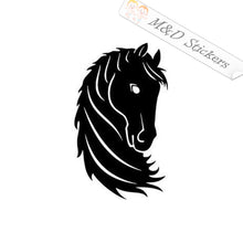 2x Horse head Vinyl Decal Sticker Different colors & size for Cars/Bikes/Windows