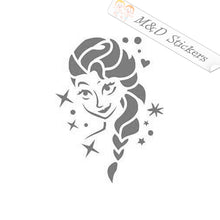 Elsa Frozen (4.5" - 30") Vinyl Decal in Different colors & size for Cars/Bikes/Windows