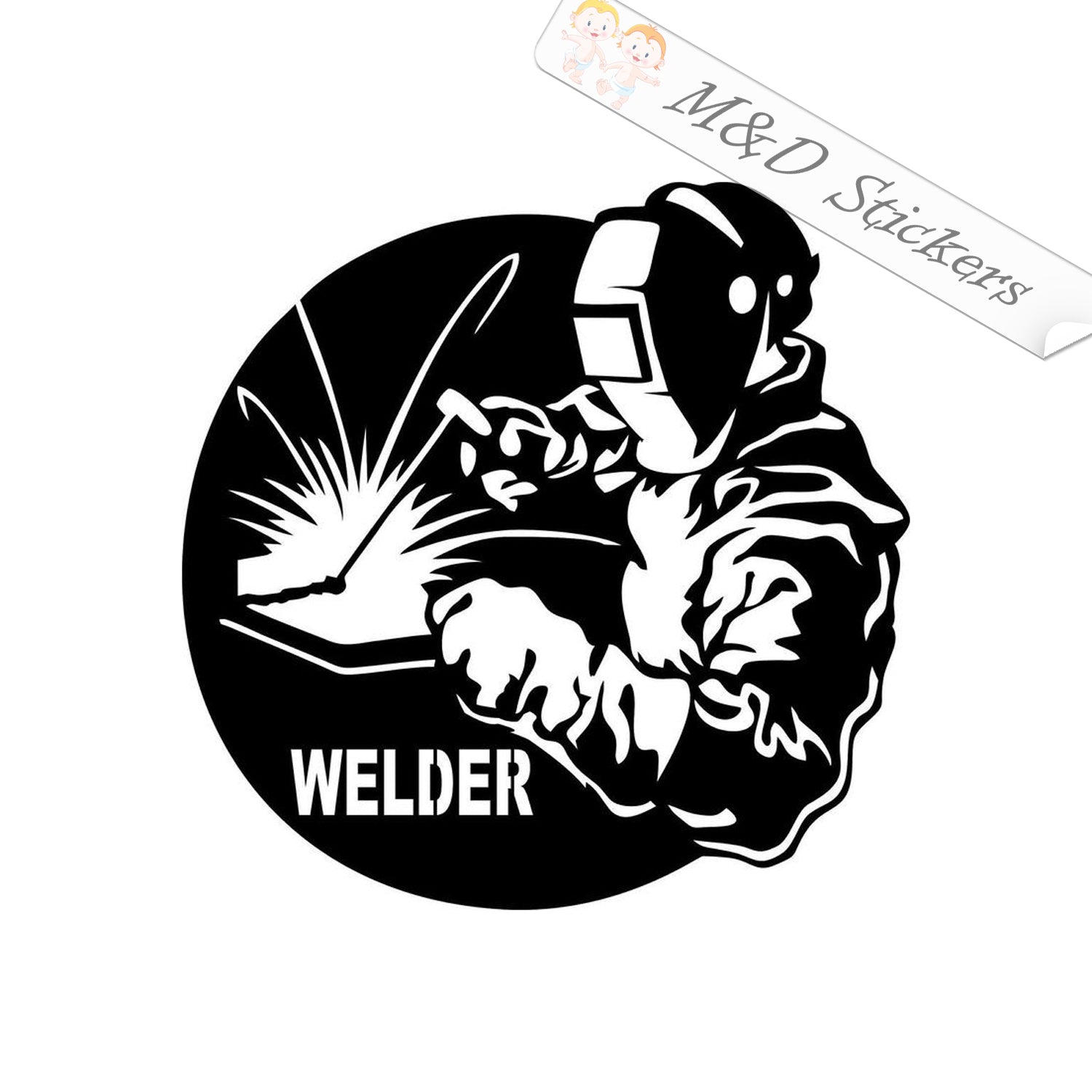 Welder, I Love My Vinyl Decal Window Vehicle Universal Laptop