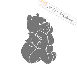 Winnie the Pooh (4.5" - 30") Vinyl Decal in Different colors & size for Cars/Bikes/Windows