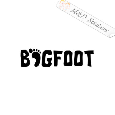 2x Bigfoot Vinyl Decal Sticker Different colors & size for Cars/Bikes/Windows