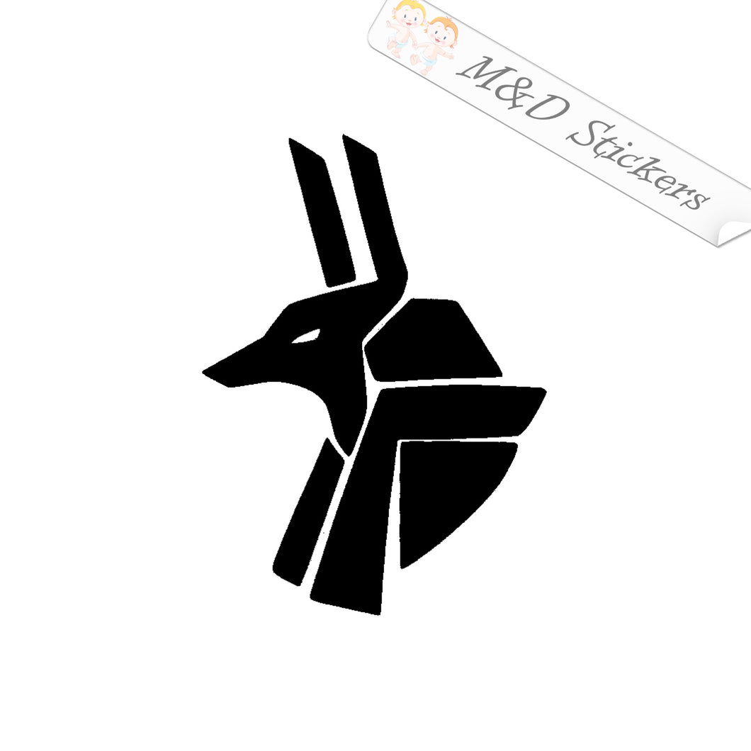 2x Egyptian God Anubis Vinyl Decal Sticker Different colors & size for Cars/Bikes/Windows
