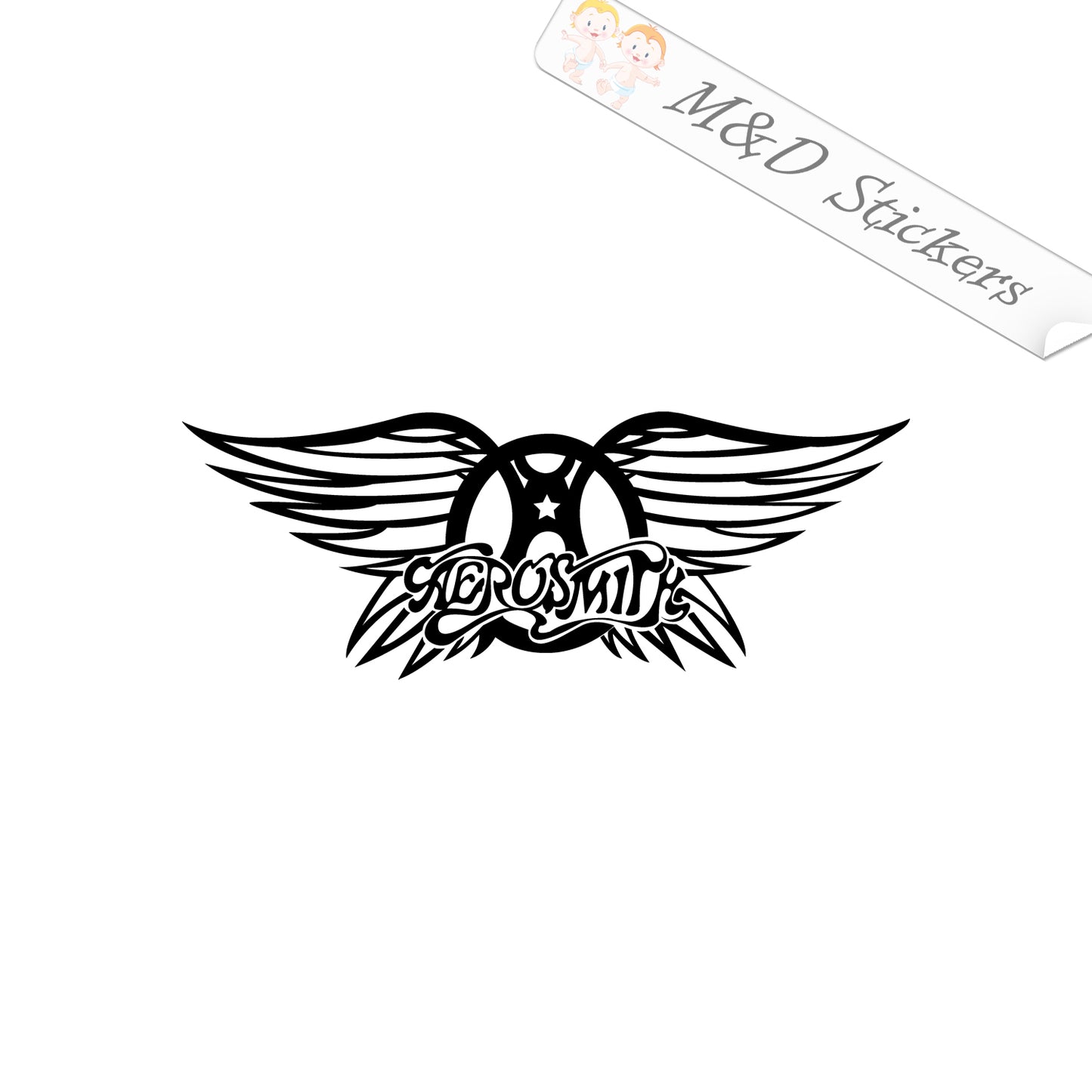 Aerosmith Music band Logo (4.5" - 30") Vinyl Decal in Different colors & size for Cars/Bikes/Windows