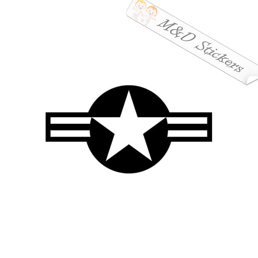 2x US Air Force Logo Vinyl Decal Sticker Different colors & size for Cars/Bikes/Windows