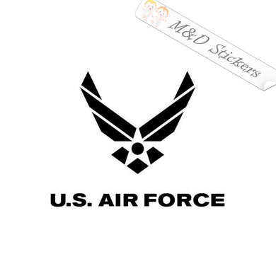 2x US Air Force Logo Vinyl Decal Sticker Different colors & size for Cars/Bikes/Windows