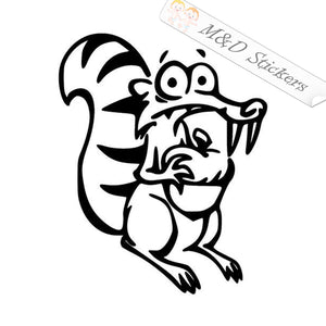 Ice Age Squirrel (4.5" - 30") Vinyl Decal in Different colors & size for Cars/Bikes/Windows