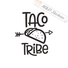 2x Taco Tribe Vinyl Decal Sticker Different colors & size for Cars/Bikes/Windows