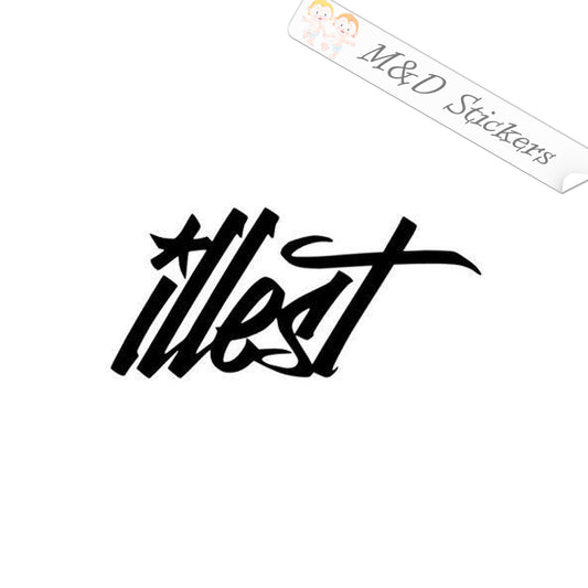 2x Illest Vinyl Decal Sticker Different colors & size for Cars/Bikes/Windows
