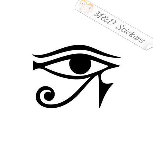 2x The eye of Egyptian God Horus Vinyl Decal Sticker Different colors & size for Cars/Bikes/Windows