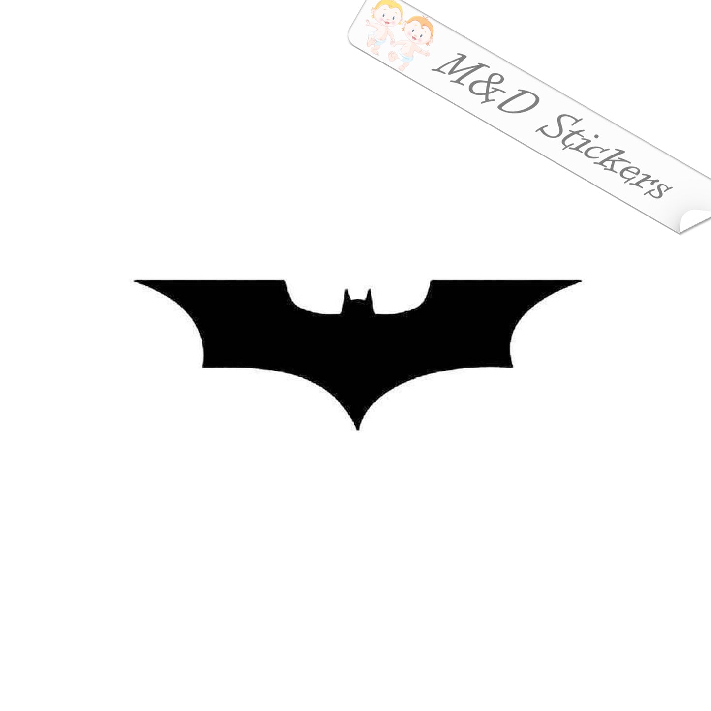 2x Batman Vinyl Decal Sticker Different colors & size for Cars/Bikes/Windows