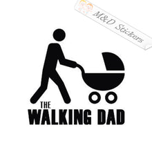 2x The Walking Dad Vinyl Decal Sticker Different colors & size for Cars/Bikes/Windows