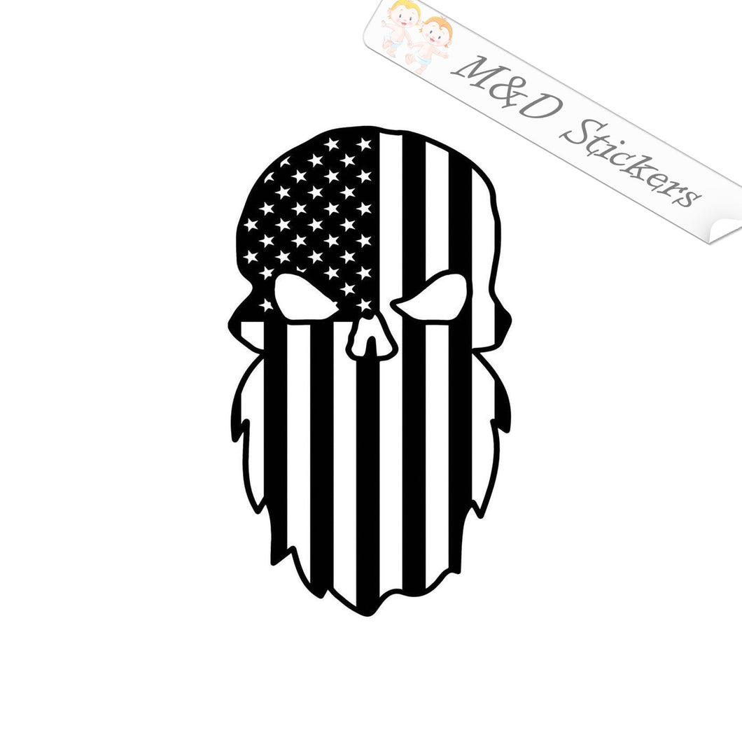 Bearded patriot American Flag (4.5