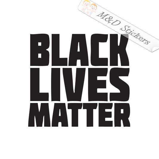 2x Black lives matter Vinyl Decal Sticker Different colors & size for Cars/Bikes/Windows