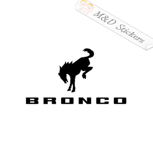 Ford Bronco Logo (4.5" - 30") Vinyl Decal in Different colors & size for Cars/Bikes/Windows