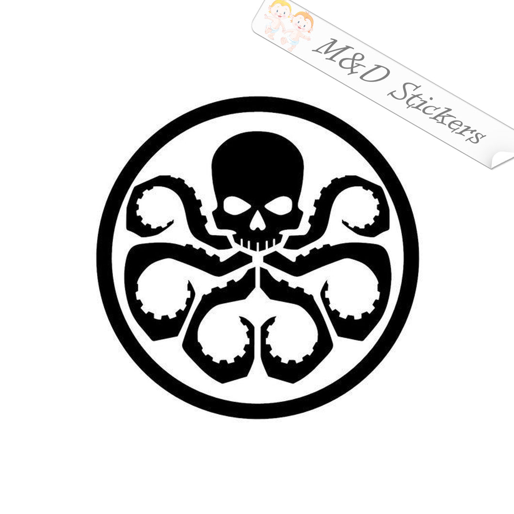 2x Hydra Logo Vinyl Decal Sticker Different colors & size for Cars/Bikes/Windows