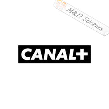 2x Canal+ Vinyl Decal Sticker Different colors & size for Cars/Bikes/Windows