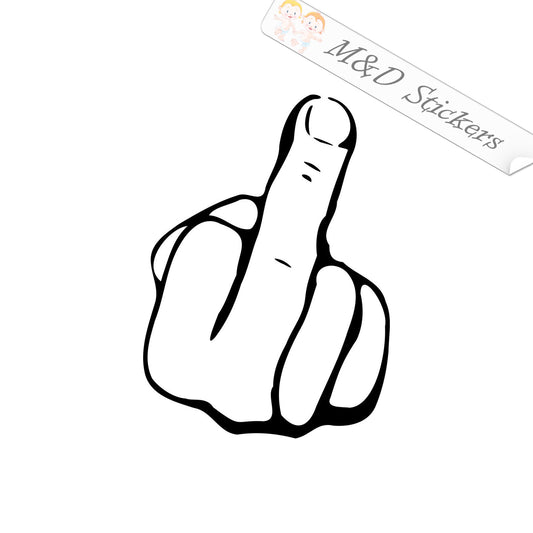 2x Fuck-you Fck you F*ck you Vinyl Decal Sticker Different colors & size for Cars/Bikes/Windows