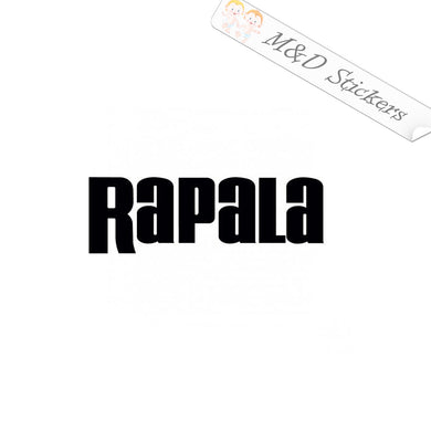 2x Rapala Fishing lures Vinyl Decal Sticker Different colors & size for Cars/Bikes/Windows