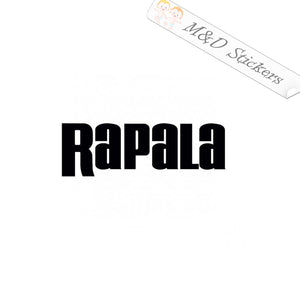 2x Rapala Fishing lures Vinyl Decal Sticker Different colors & size for Cars/Bikes/Windows