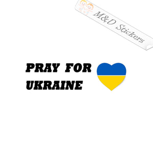 Pray for Ukraine (4.5" - 30") Decal in Different colors & size for Cars/Bikes/Windows