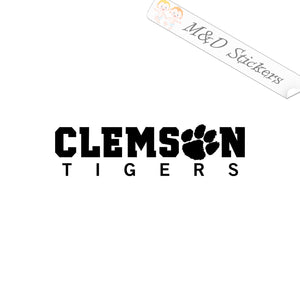 2x Clemson Tigers Vinyl Decal Sticker Different colors & size for Cars/Bikes/Windows
