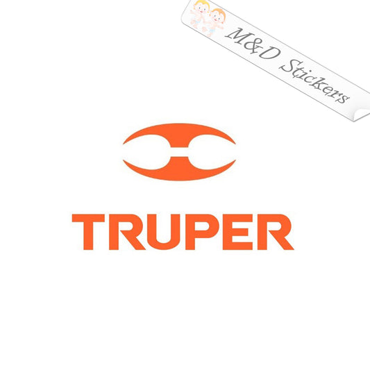 2x Truper garden Tools Logo Vinyl Decal Sticker Different colors & size for Cars/Bikes/Windows