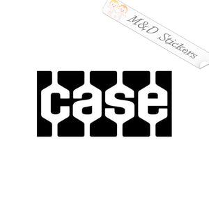 2x Case Tractors Logo Vinyl Decal Sticker Different colors & size for Cars/Bikes/Windows