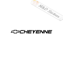 Chevrolet Silverado Cheyenne script (4.5" - 30") Vinyl Decal in Different colors & size for Cars/Bikes/Windows