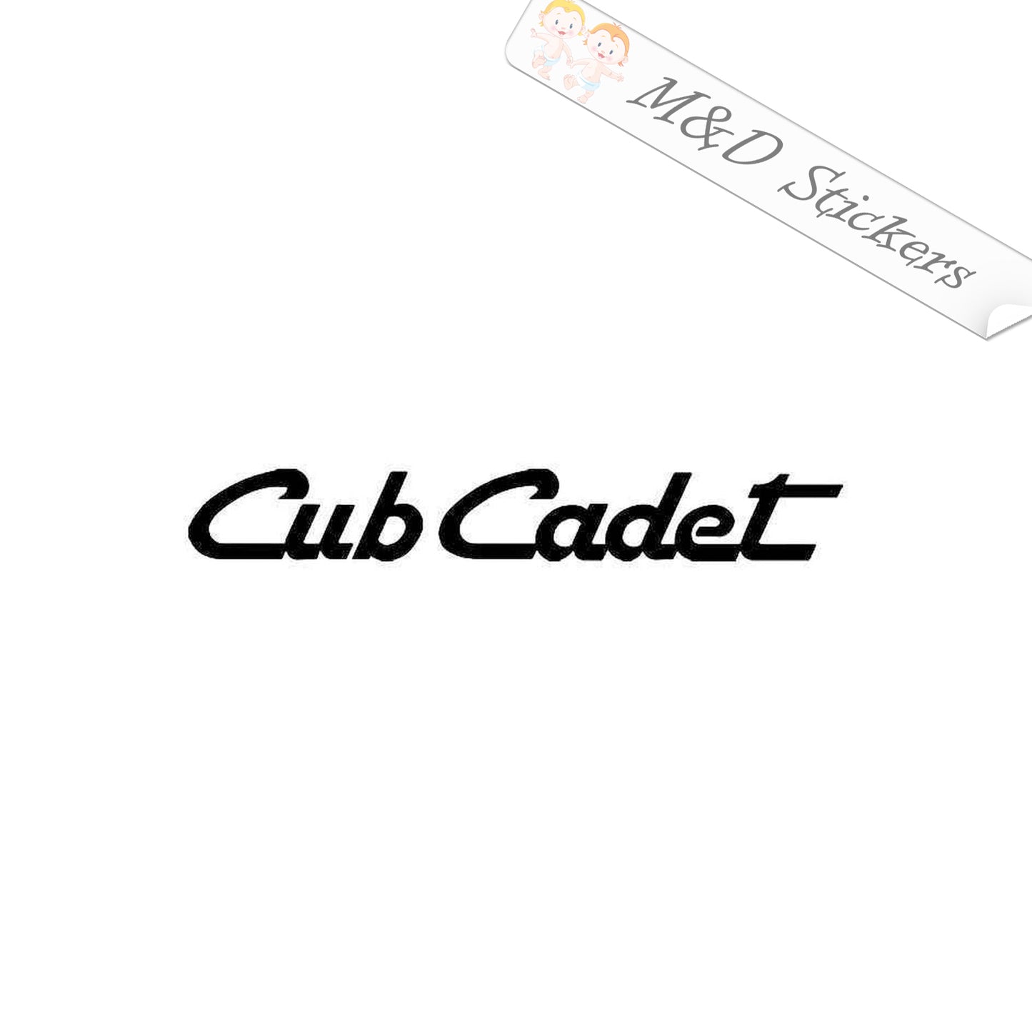 2x Cub Cadet Logo Vinyl Decal Sticker Different colors & size for Cars/Bikes/Windows