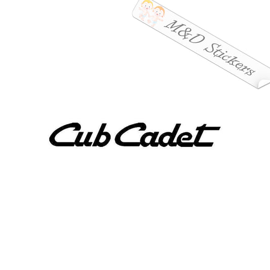 2x Cub Cadet Logo Vinyl Decal Sticker Different colors & size for Cars/Bikes/Windows