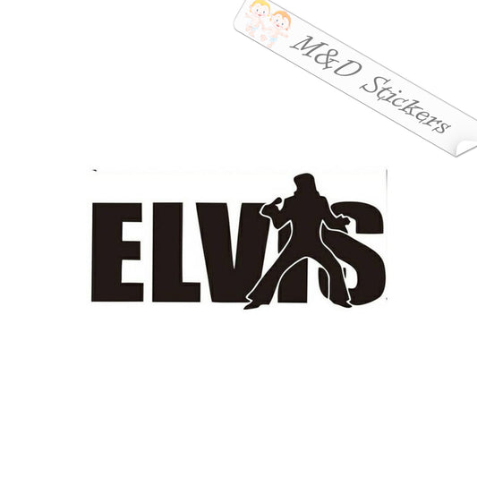 2x Elvis Presley Vinyl Decal Sticker Different colors & size for Cars/Bikes/Windows