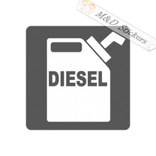 Diesel Can Sign (4.5" - 30") Vinyl Decal in Different colors & size for Cars/Bikes/Windows