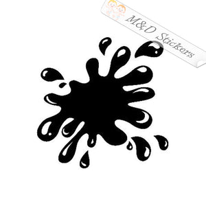2x Splash of mud / water Vinyl Decal Sticker Different colors & size for Cars/Bikes/Windows