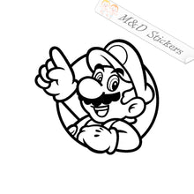 Super Mario Video Game (4.5" - 30") Vinyl Decal in Different colors & size for Cars/Bikes/Windows